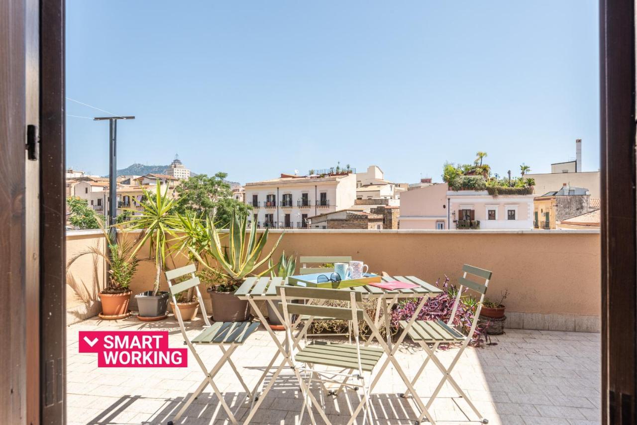 Apartamento The Terrace Behind The Cathedral By Wonderful Italy Palermo Exterior foto